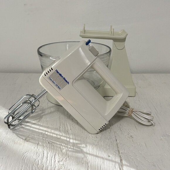 Vintage Hamilton Beach 5 Speed Power Electric Stand Mixer #64500 w/Mixing Bowl - Picture 10 of 12